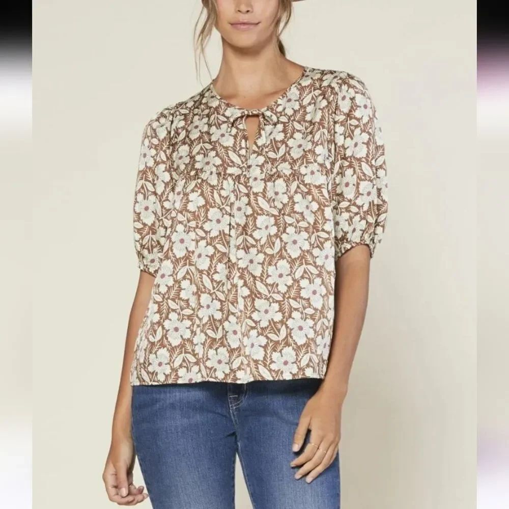 Outerknown Nico Top silk organic cotton hemp NWOT